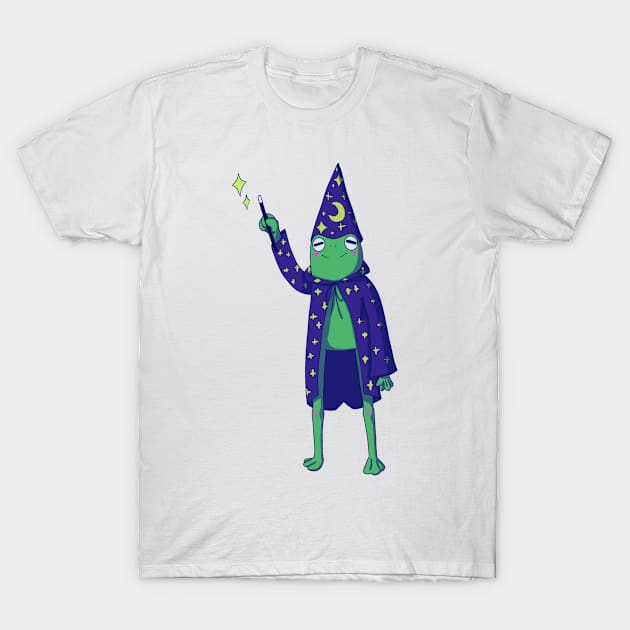 Magician frog T-Shirt by annoyingarts